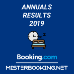 Annual results for 2019 between Booking.Com and our native Channel Manager in growth!