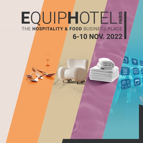 Notre équipe sera ravie de vous retrouver à Equip’Hôtel, Pav 7.1 Stand G31