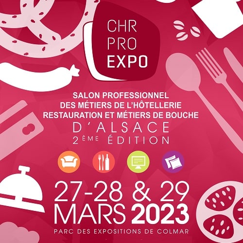 Misterbooking sera au CHR Pro Expo Alsace à Colmar les 27, 28, 29 mars 2023