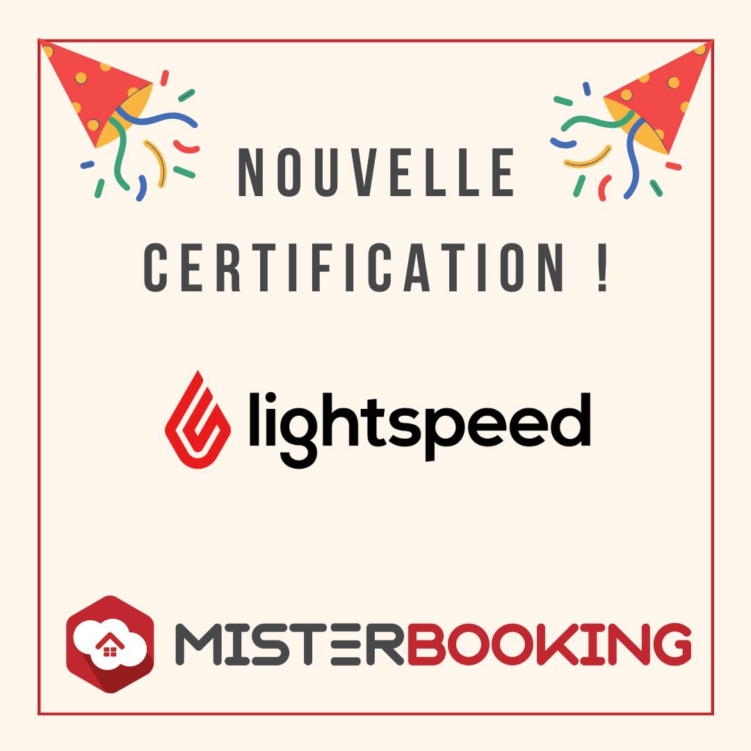 Misterbooking obtient la certification Lightspeed