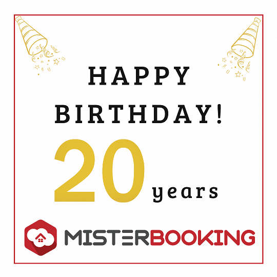 Misterbooking celebrates its 20th birthday